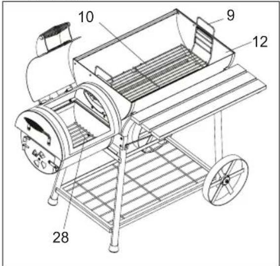 tepro Biloxi 1087 - Assembling the grill - 17