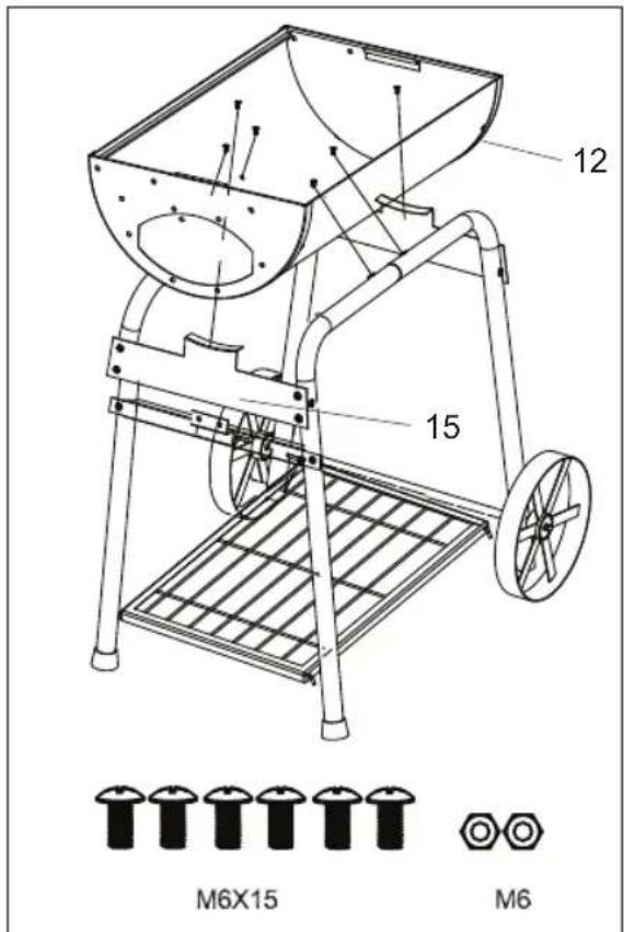 tepro Biloxi 1087 - Assembling the grill - 13