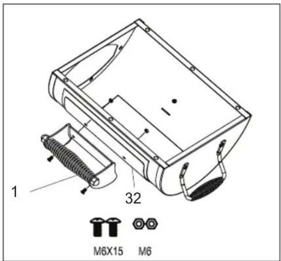 tepro Biloxi 1087 - Assembling the grill - 4