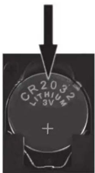 CR203 LITHIUM 3V +