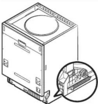SAMSUNG DW60M6040US - VAIHE 4 LUUKUN JOUSEN JÄNNITTEEN SÄÄTÄMINEN (TÄYSIN JA OSITTAIN SISÄÄNRAKENNETUT ASTIANPESUKONEET) - 1