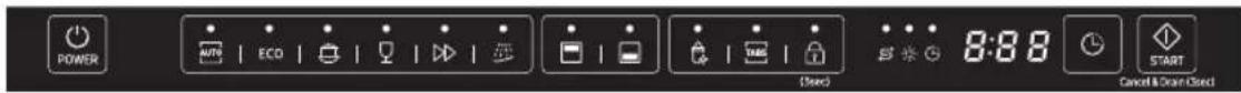 SAMSUNG DW60M6040US - KONTROLLPANEL - 4