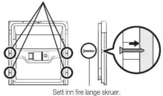 SAMSUNG DW60M6040US - Slik tømmer du overflødig vann fra slangene - 2