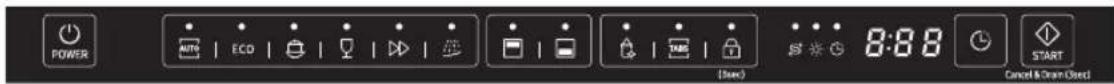 SAMSUNG DW60M6040US - KONTROLLPANEL - 4