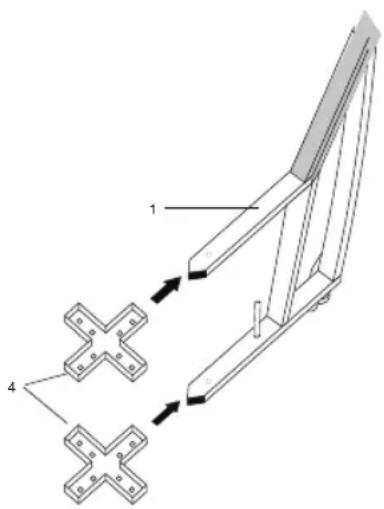 tepro Grenada 1154 - Insert cross connections - 1