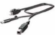 HP L7016t - 不透過 12 V 供電式 USB 選項,將非觸控顯示器連接至零售系統電腦 - 6