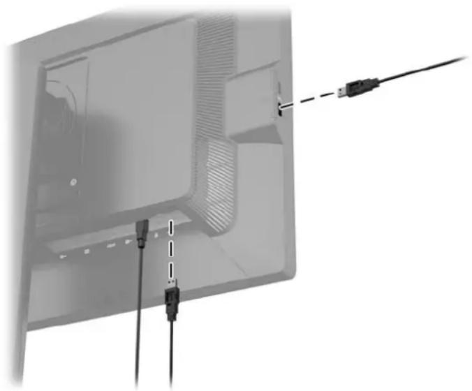 HP DreamColor Z24x G2 - Připojení zařízení USB - 2