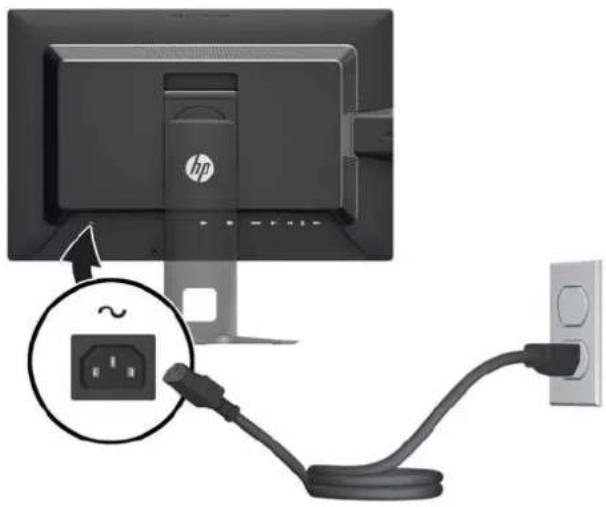 HP DreamColor Z24x G2 - Připojení kabelů - 10