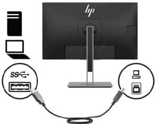 HP EliteDisplay E273m - Instalace podstavce monitoru - 11