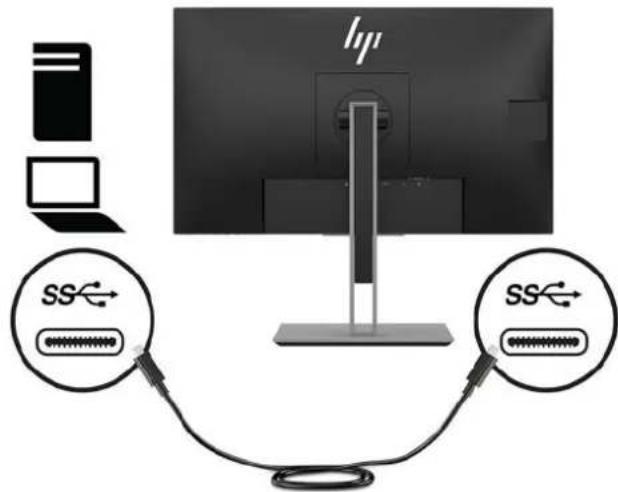 HP EliteDisplay E273m - Instalace podstavce monitoru - 9