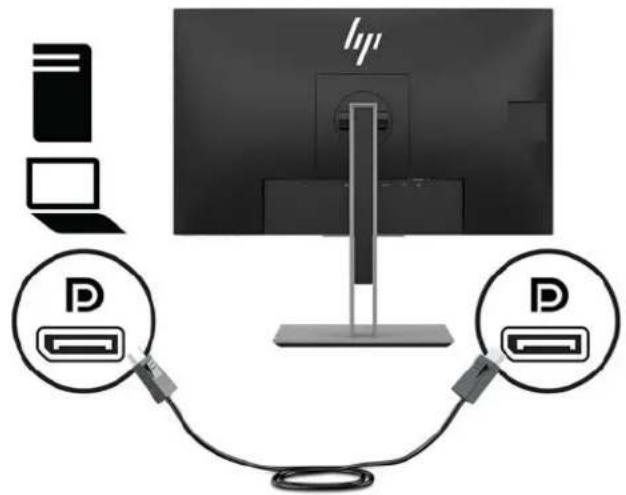 HP EliteDisplay E273m - Instalace podstavce monitoru - 6