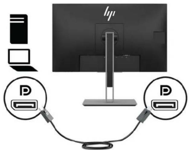 HP EliteDisplay E273q - Instalace držáku monitoru (vybrané modely) - 5