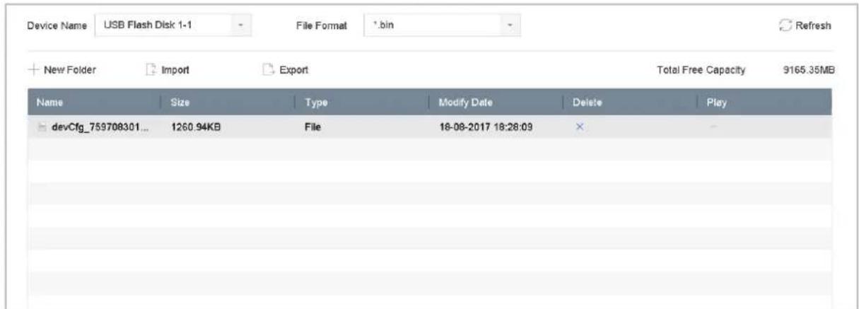 Hikvision DS-7616NXI-I2 - Step 1 Go to Maintenance >Import/Export - 1