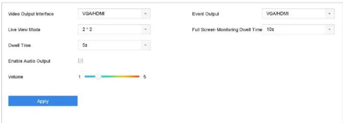 Hikvision DS-7616NXI-I2 - Configure Live View Settings - 1