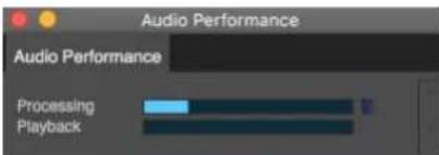 Audio Performance Audio Performance Processing Playback