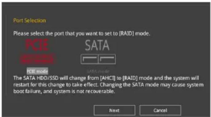 ASUS ROG Rampage VI Extreme Encore - Creating RAID - 3