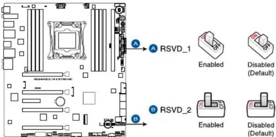 ASUS ROG Rampage VI Extreme Encore - RSVD switch (RSVD\_1-2) - 1