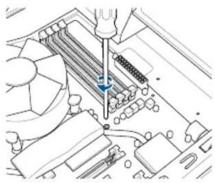 ASUS ROG Rampage VI Extreme Encore - Motherboard installation - 2