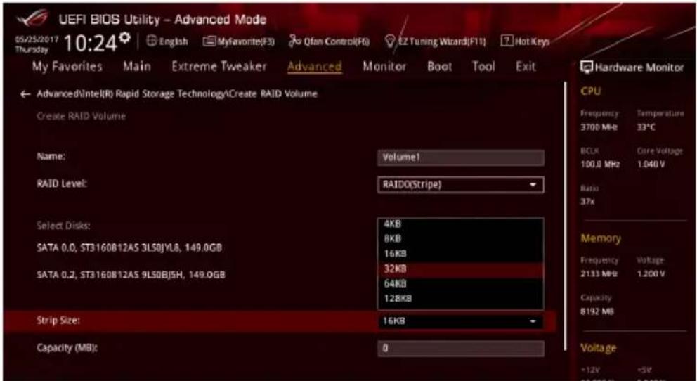 ASUS ROG Rampage VI Extreme Encore - Creating a RAID set - 4