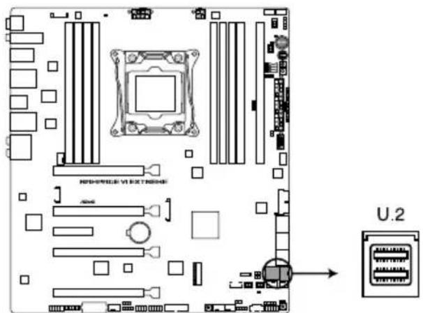 ASUS ROG Rampage VI Extreme Encore - U.2 connector (U.2) - 1