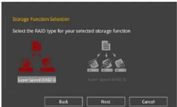 ASUS ROG Rampage VI Extreme Encore - Creating RAID - 7