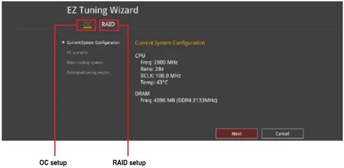 ASUS ROG Rampage VI Extreme Encore - EZ Tuning Wizard - 1