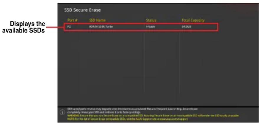 ASUS ROG Rampage VI Extreme Encore - Secure Erase - 4