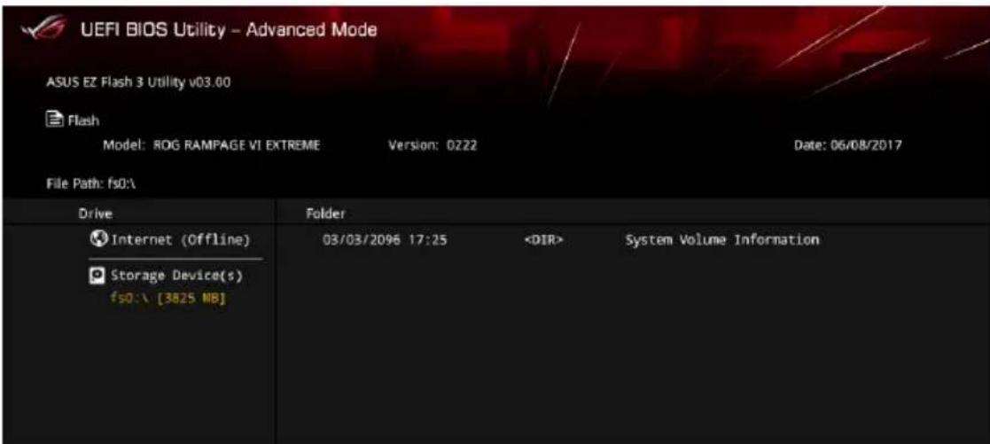 ASUS ROG Rampage VI Extreme Encore - To update the BIOS by USB: - 2