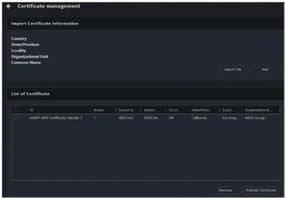ASUS Pro WS X570-ACE - Certificate (vPro) - 2