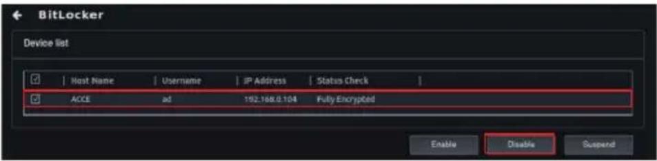 ASUS Pro WS X570-ACE - Disabling BitLocker encryption - 1