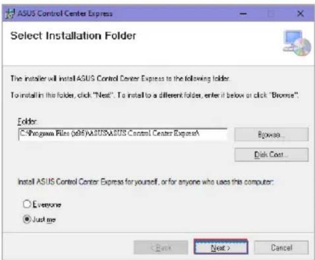 ASUS Pro WS X570-ACE - Installing ASUS Control Center Express (ACCE) - 10