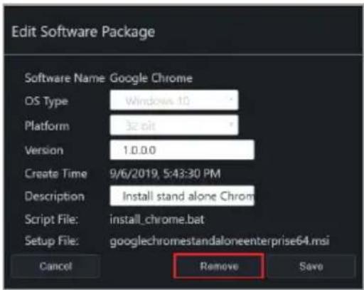 ASUS Pro WS X570-ACE - Deleting a software package - 2