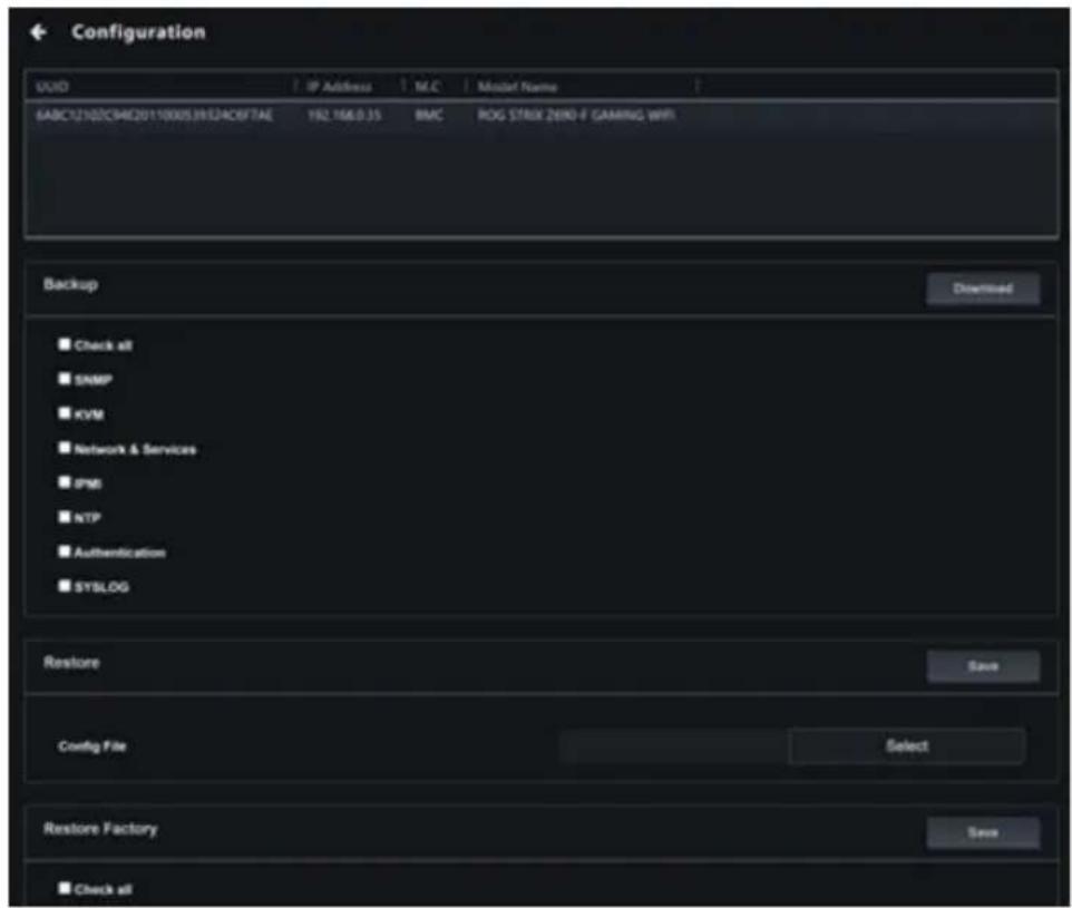 ASUS Pro WS X570-ACE - Configuration (BMC) - 1