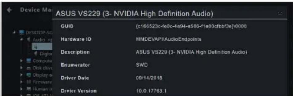 ASUS Pro WS X570-ACE - Device List on Windows-based client devices - 3