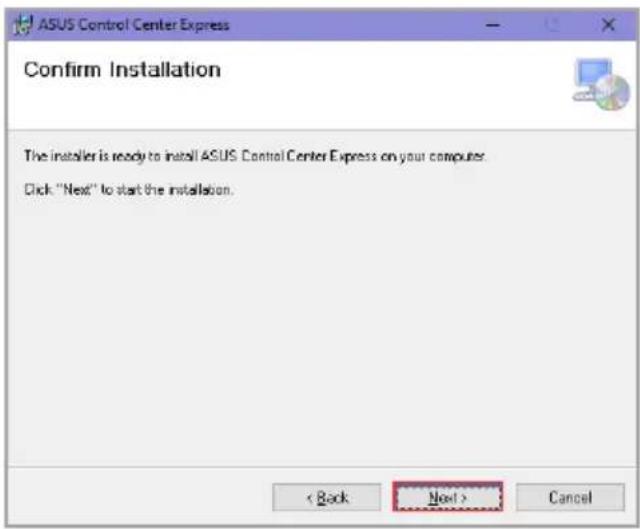 ASUS Pro WS X570-ACE - Installing ASUS Control Center Express (ACCE) - 12