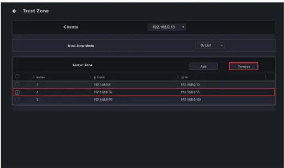 ASUS Pro WS X570-ACE - Deleting a trust zone - 1