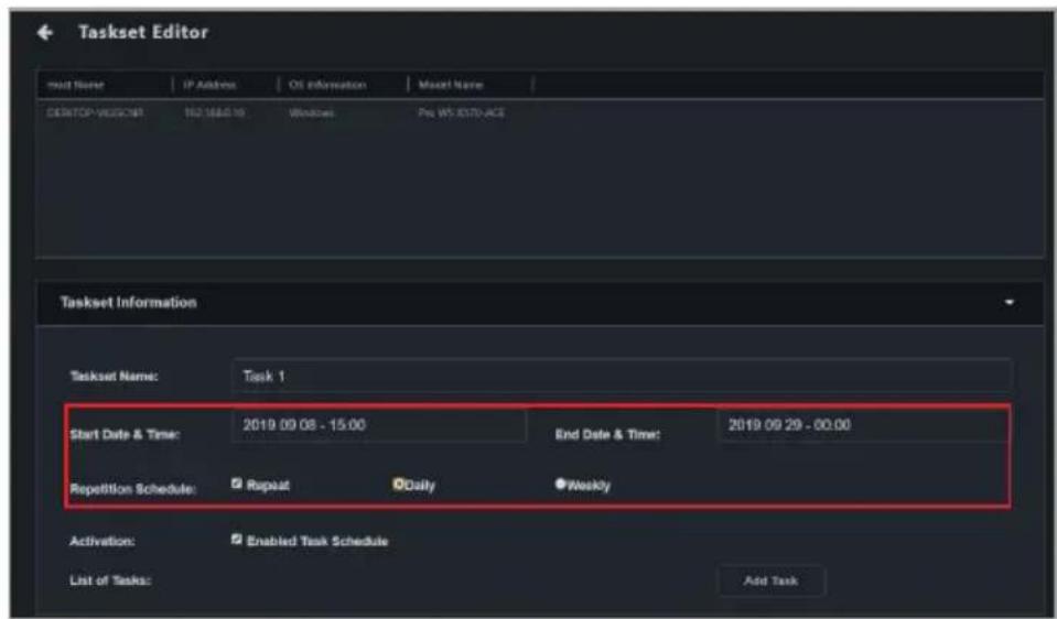 ASUS Pro WS X570-ACE - Enter the Taskset name . - 4