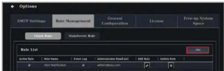 ASUS Pro WS X570-ACE - Adding a new notification rule - 1