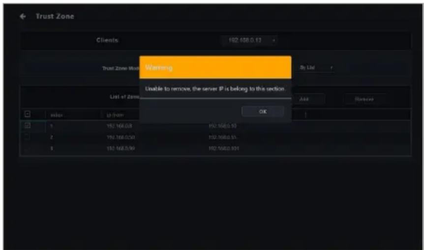 ASUS Pro WS X570-ACE - Deleting a trust zone - 4