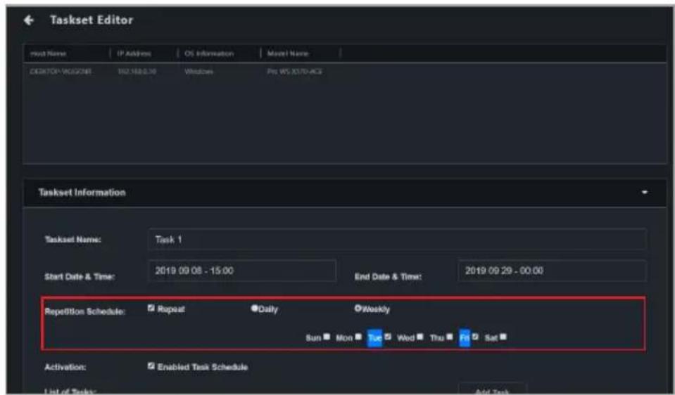 ASUS Pro WS X570-ACE - Enter the Taskset name . - 5