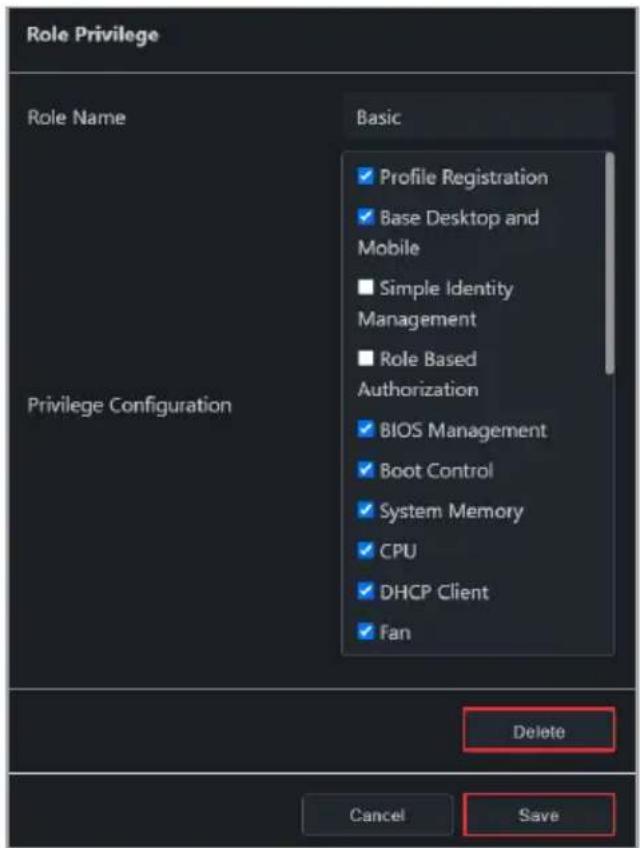 ASUS Pro WS X570-ACE - Editing or deleting a role - 2