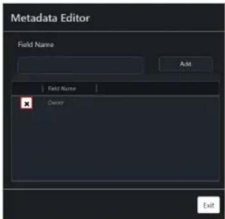 ASUS Pro WS X570-ACE - Click on the X next to the metadata field you would like to remove, then click Yes. - 1