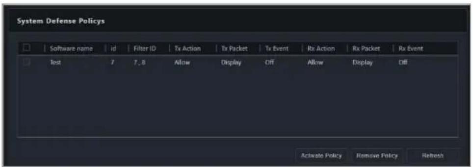 ASUS Pro WS X570-ACE - • System Defense Policy - 2