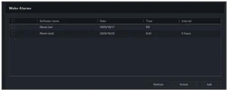 ASUS Pro WS X570-ACE - Enter the settings for your new wake alarm, then click OK. - 2