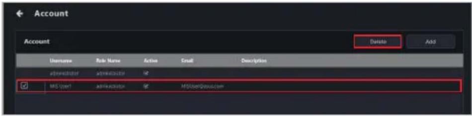 ASUS Pro WS X570-ACE - To delete an account - 2