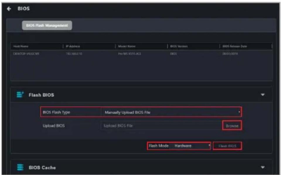 ASUS Pro WS X570-ACE - Flashing BIOS by manually uploading a BIOS file - 2