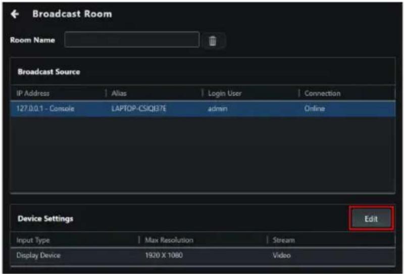 ASUS Pro WS X570-ACE - Adding a new Broadcast Room - 1
