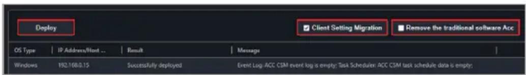 ASUS Pro WS X570-ACE - Deploying ACCE agents to ACC CSM devices - 3