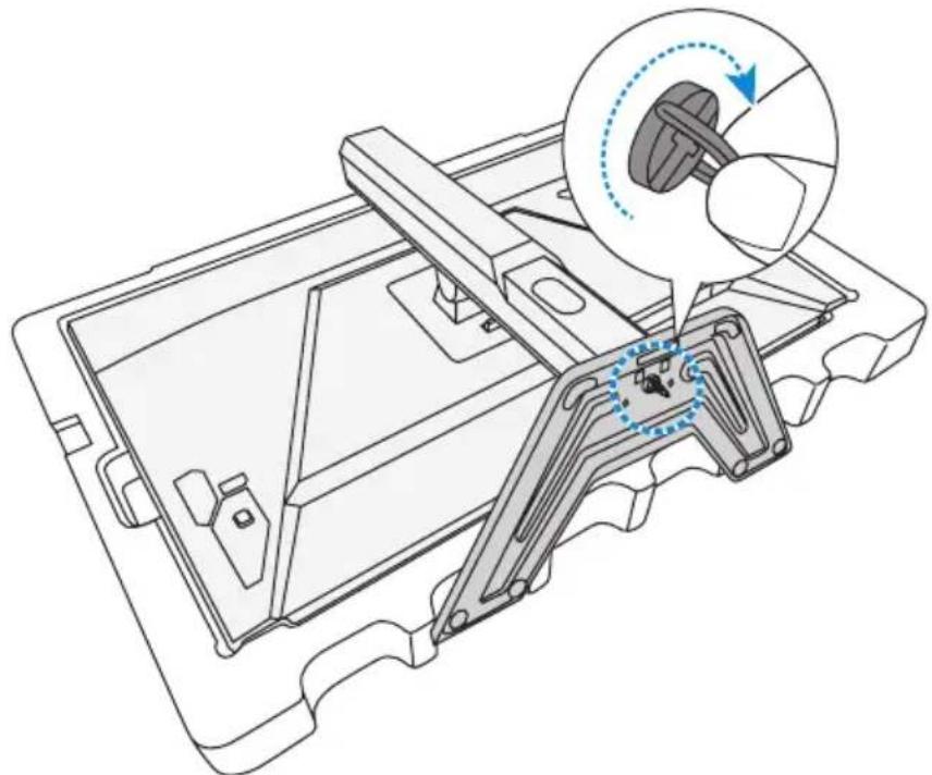 GIGABYTE M27Q - Instalace základny monitoru - 2