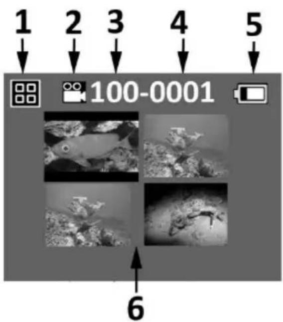 SEALIFE Micro 3.0 - LCD Display - Playback Mode: - 1